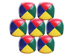 2026-7 Pelotas De Juggling Para Principiantes Duraderas Suaves De Pu Con Partículas Plásticas 5x5cm 1.7 Onzas