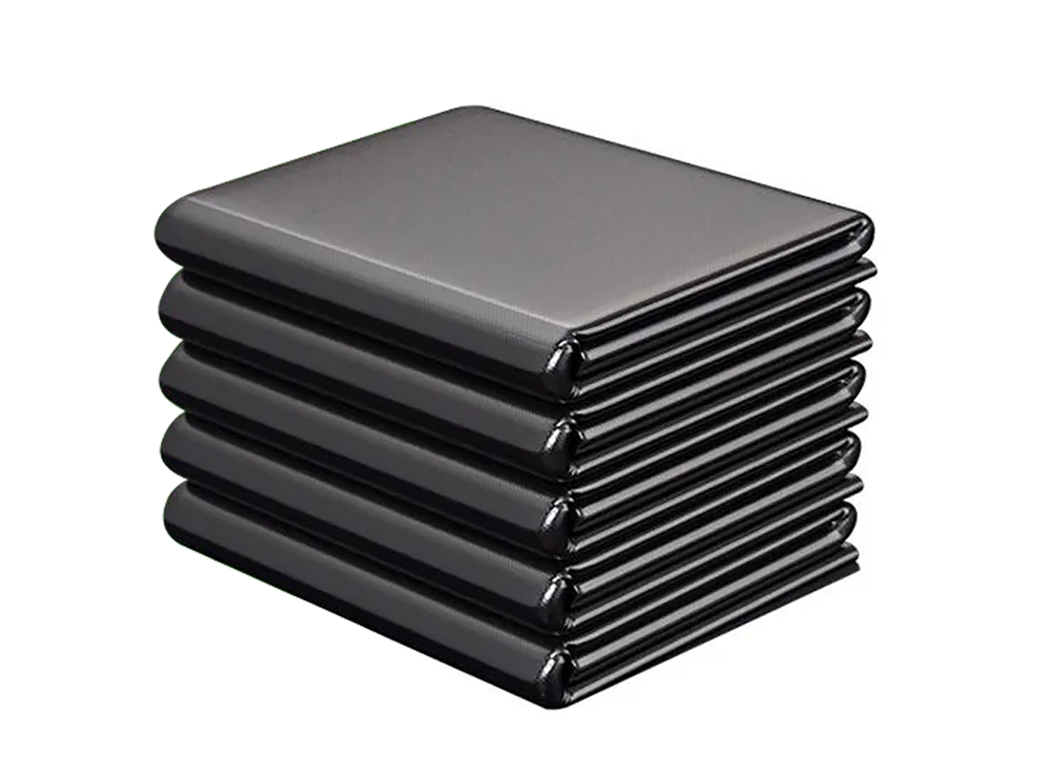 Bolsas de basura grandes negras para uso intensivo, 70 x 80 cm, de polietileno grueso y resistente, ideales para el hogar, la oficina o el hotel. 50 unidades.