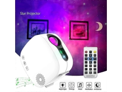 Proyector de cielo estrellado, proyección de nebulosa lunar, lámpara blanca, estándar europeo, regalo de Navidad, decoración Hengjian
