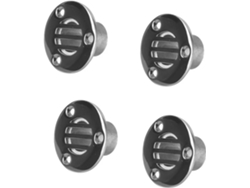 Évent Droit Marin De Réservoir Carburant Bâtis Bateau D'acier Inoxidable Para Le Basse (4 Piezas-22 Mm)