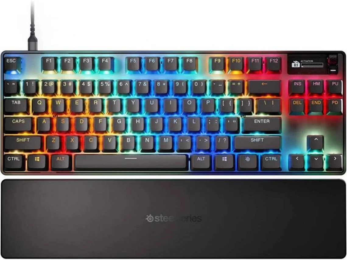 Teclado STEELSERIES Apex Pro TKL Gen 3 (Mecánico - Inglés - RGB - Negro)