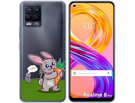 Carcasa Realme 8 4G / 8 Pro TUMUNDOSMARTPHONE Conejo Multicolor