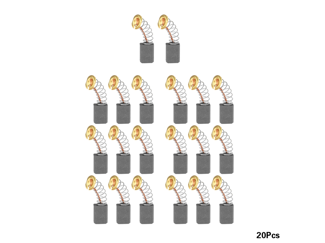 20 Piezas De Cepillos De Carbón Para Motor 13*9*6mm, Reemplazo Para Motor Eléctrico Genérico