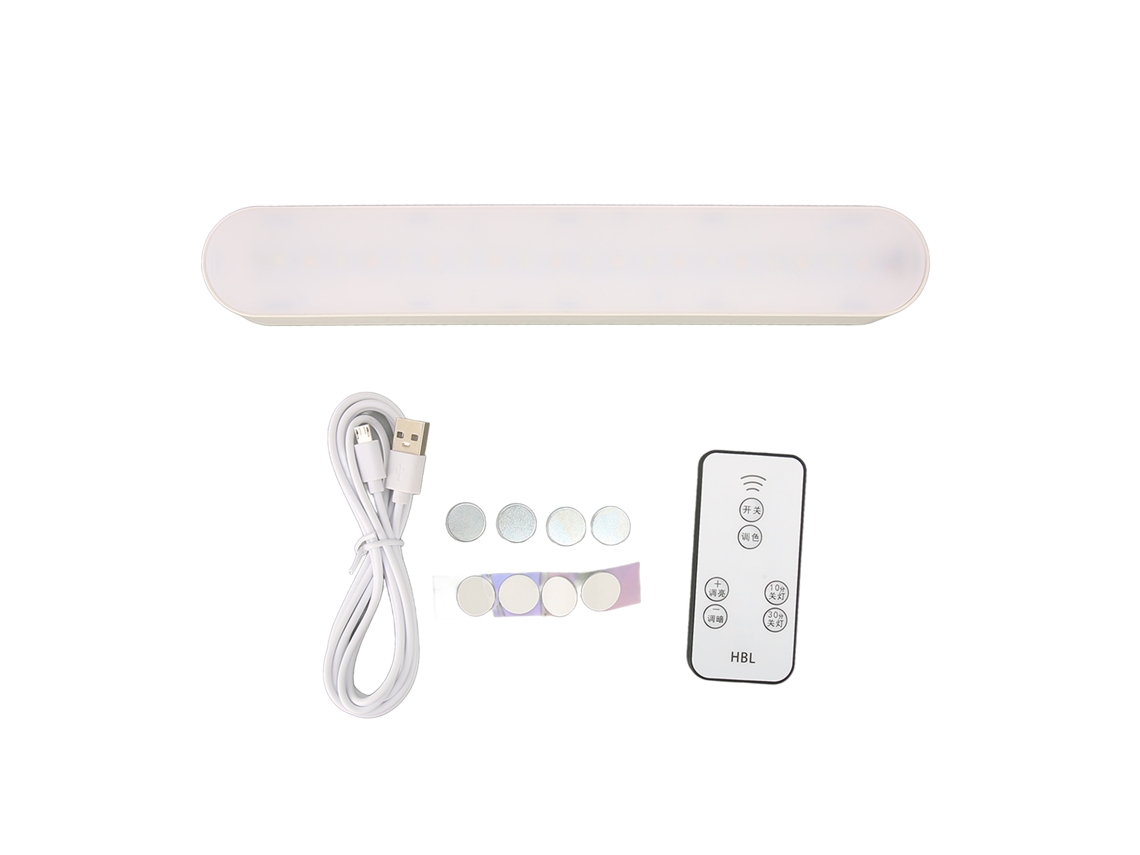 2026-lámpara Led De Pared Montada Con Imán Luz De Lectura Protectora De Ojos Recargable Para Dormitorios Estudiantes Con Control Remoto