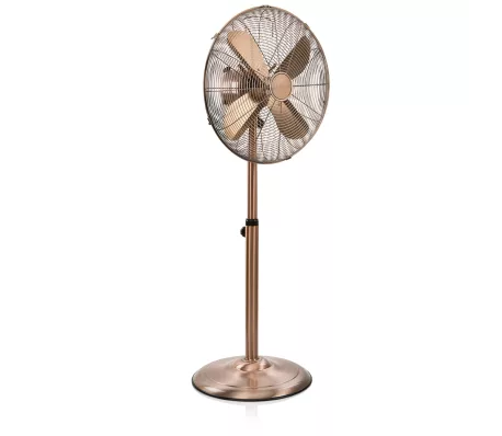 Ventilador de Pie TRISTAR VE-5971 Gold Retro (3 velocidades - 50W - Diámetro: 40 cm)