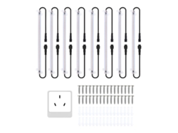 Luces Led De Cultivo Para Plantas De Interior, 30 Cm, Espectro Completo, Paquete De 8, 2,7 W