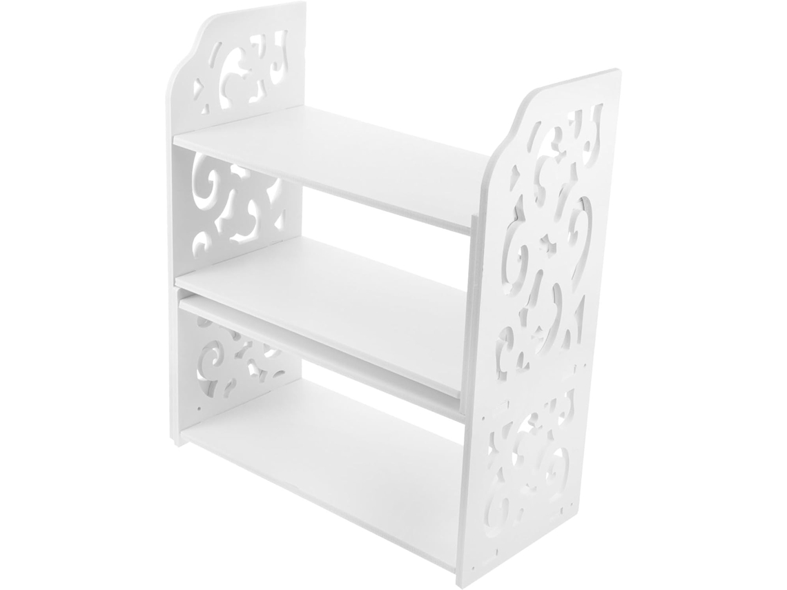 Estantería De Oficina De Madera, Estantería Compacta Extensible Para Almacenamiento Y Organización, Mueble Estable.