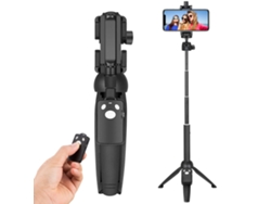 Trípode profesional compacto y ligero para selfies, materiales de última generación para viajes y aventuras, procesos innovadores de conectividad y estabilidad.