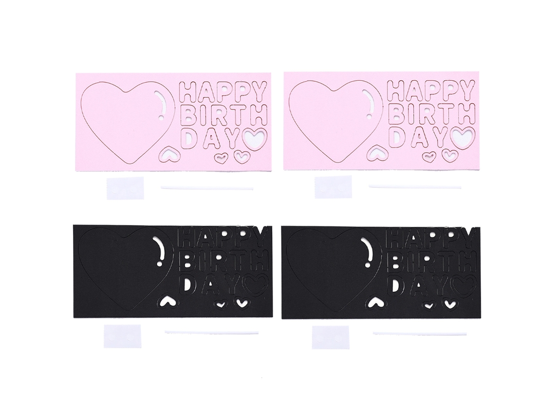 4 piezas de decoración para tarta de cumpleaños, decoraciones para fiesta de cumpleaños NEVEANCE