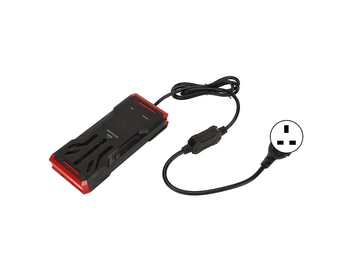 Calentador para acuarios con convertidor de frecuencia, termostato automático, resistencia calefactora para múltiples acuarios, 200 W, enchufe británico GOKOCO