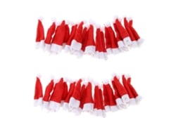 40 Adornos de gorro navideño pequeños Cubiertos Tenedor Nostalgia88