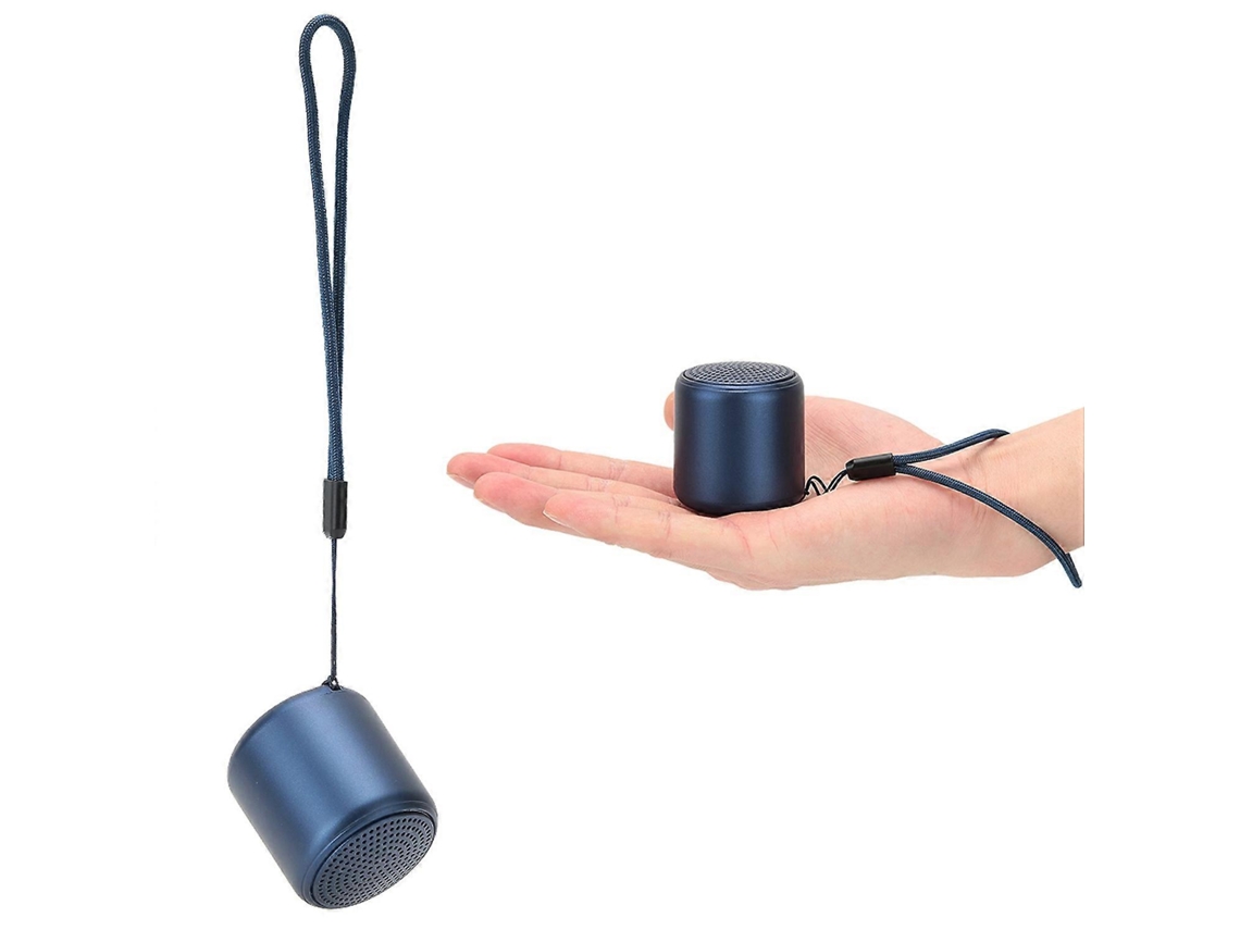 Altavoz inalámbrico portátil Yunzii TWS Mini, Bluetooth versión 5.0, color azul