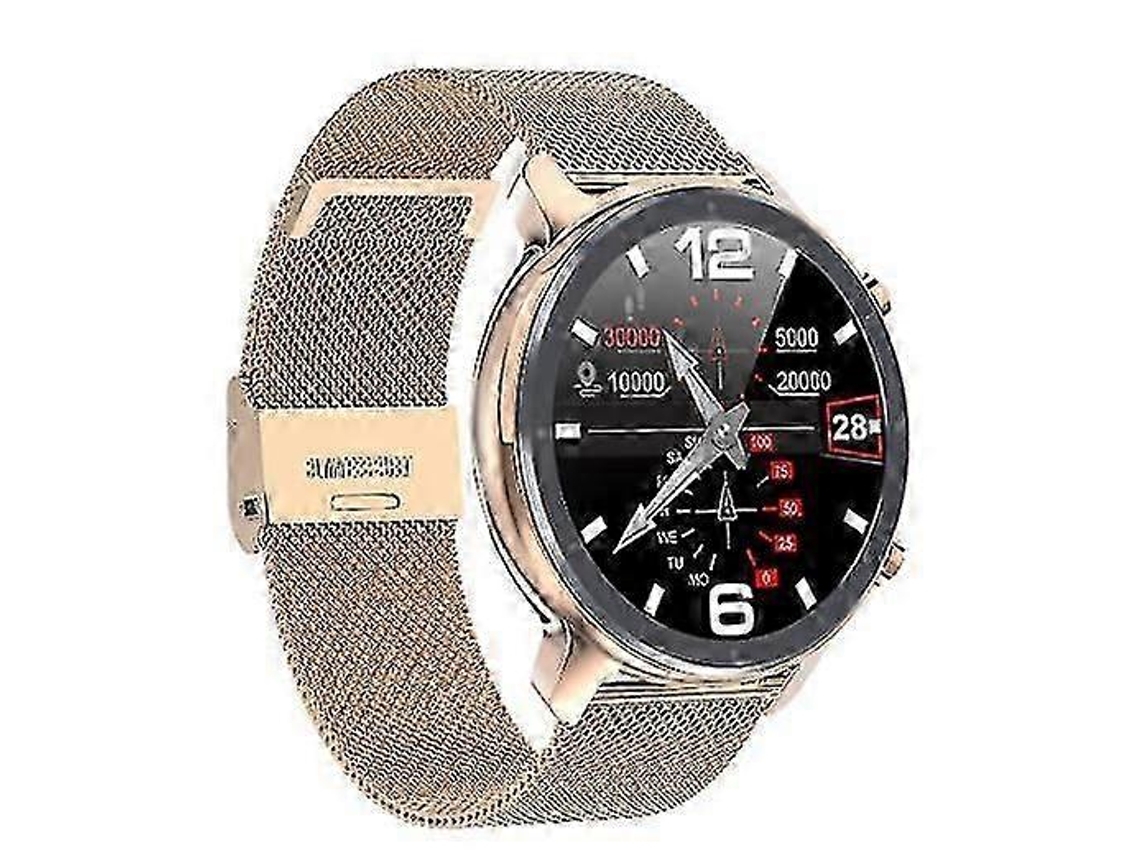 Reloj inteligente para hombre de 1,3 pulgadas, resistente al agua IP68, con monitor de presión arterial, podómetro y monitor de frecuencia cardíaca, Ly Ebike