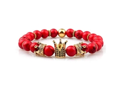 Pulsera Corona Real Rey Y Reina Joyería Glamorosa Tienda De Joyería Regalos De Navidad Para Mujeres Y Hombres*