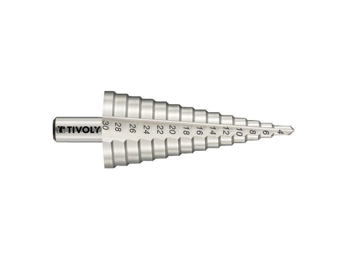 Broca escalonada hss recta 4-30 bl