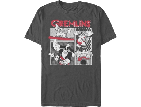 Camiseta Unisexo DEEPSTONE Music Mayhem Gremlins Carbón (L)