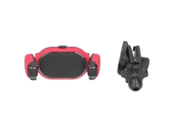 Suporte De Telefone Para Carro Mini Design De Rolo Rotação 360° Para Telas De 4 A 6.5 Polegadas Vermelho
