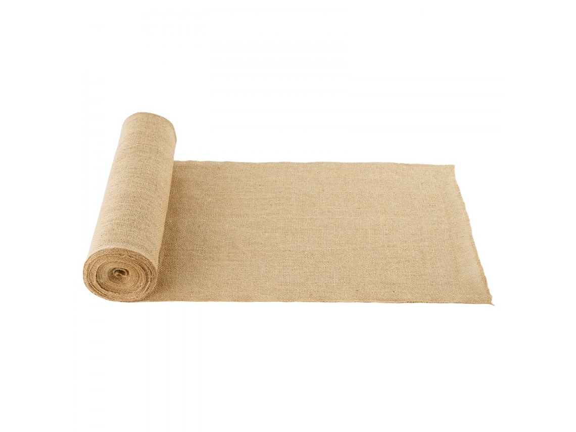 Rollo de Yute Natural 355mm x 9,1m para Decoración Rústica y Jardinería Tekmaquinas