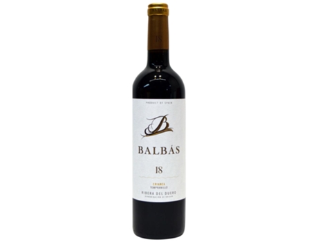 Vino BALBÁS Balbás 18 Meses Ribera Del Duero Crianza (0.75 L - 1 unidade)