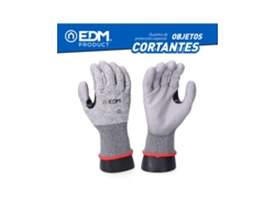 Guante Anti Corte Fibra K-Rock Recub. Poliuretano Talla 8 EDM