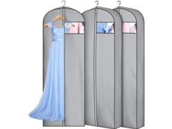 Bolsas para ropa Eifson 65 con ventana transparente a la izquierda, fundas largas para bodas (paquete de 3)