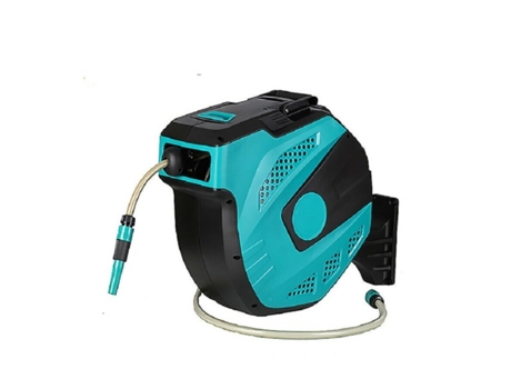 Enrollador de Manguera de Agua Con Enrollador Automático 15 Metros 15 Metros TRADE SHOP TRAESIO