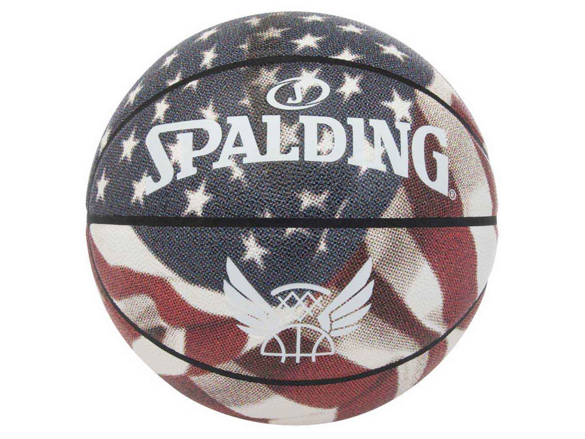SPALDING Balón de Baloncesto tendencia estrellas rayas (De color)