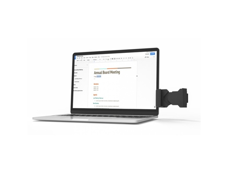 Soporte Ergonómico para Smartphone en Pantallas de Ordenadores Portátiles y/o de PC Negro PHONESIDE