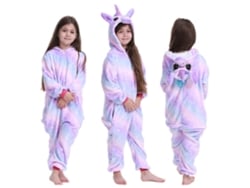 Pijamas SLOWMOOSE de Invierno Niños Costura Niños Cosplay Costura Unicornio Pijama Pijamas Niñas 4-