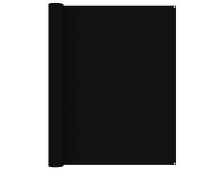 vidaXL Alfombra de tienda de campaña 250x500 cm negro