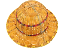 Sombrero De Sol De Bambú Tejido Con Ala Ancha