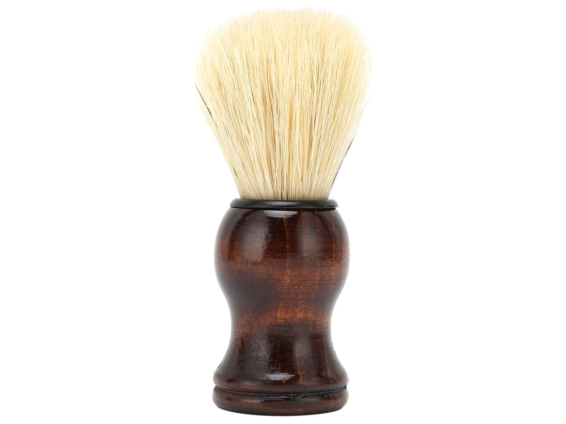 2026-pincel De Afeitar Para Barba Com Cabo De Madeira Leve, Cabeça Em Forma De Cogumelo, Suave E Portátil