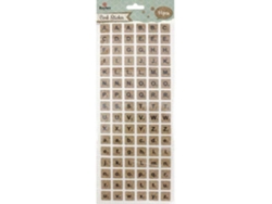 Pegatinas RAYHER Scrabble Alfabeto (34 x 13,5 cm)