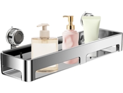 Estantería De Pared Para Baño | Almacenamiento Con Ventosas, No Requiere Taladro, Organización Del Hogar