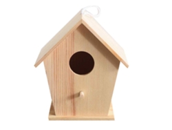 Nido De Pájaro Artificial Decorativo, Decoración De Interiores Y Exteriores, Kits De Casa De Pájaros De Madera Sin Terminar Para Jardín, Uso Doméstico