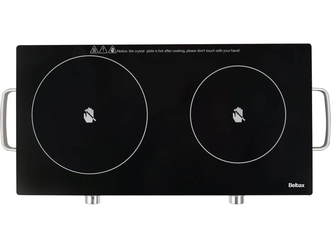 Placa Eléctrica  Vitrocerámica portátil doble BELTRAX BHP-0220