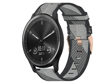 Correa De Reloj Inteligente Para Garmin Vivomove, Correa De Nailon Gris De 20Mm VENISYMLIS