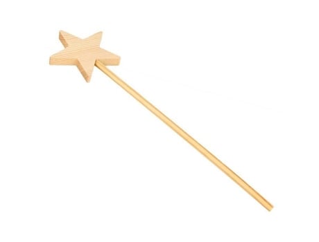 Varita mágica de madera 23 cm
