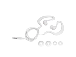 Auriculares de conducción ósea Aetheria IP68 resistentes al agua con conectores de 3,5 mm para nadar y correr - Blanco