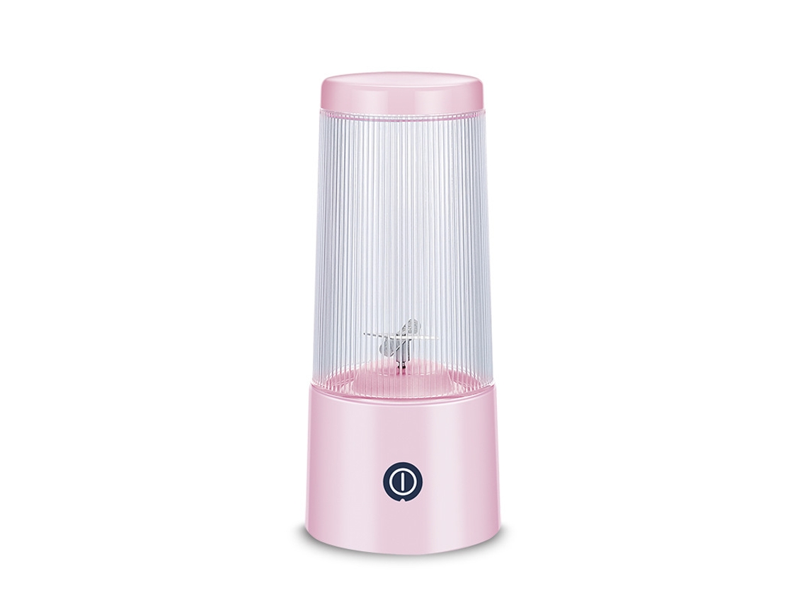 Licuadora portátil recargable por USB Digitallab, 350 ml, batería de larga duración (rosa)