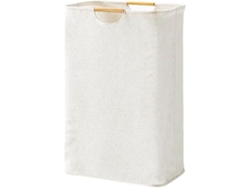 Cesto de ropa plegable, 39x53x27cm, con asas.