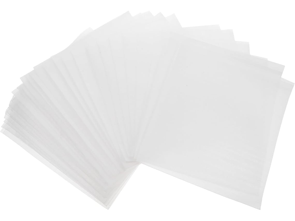 100 Bolsas De Espuma De Algodón Perlado Para Envasar Platos Y Vasos 0