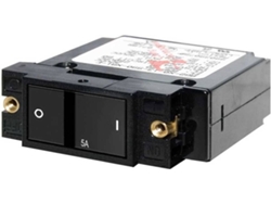 Interruptor BLUE SEA A-Series Flat Rocker Single Pole Circuit Breaker Negro