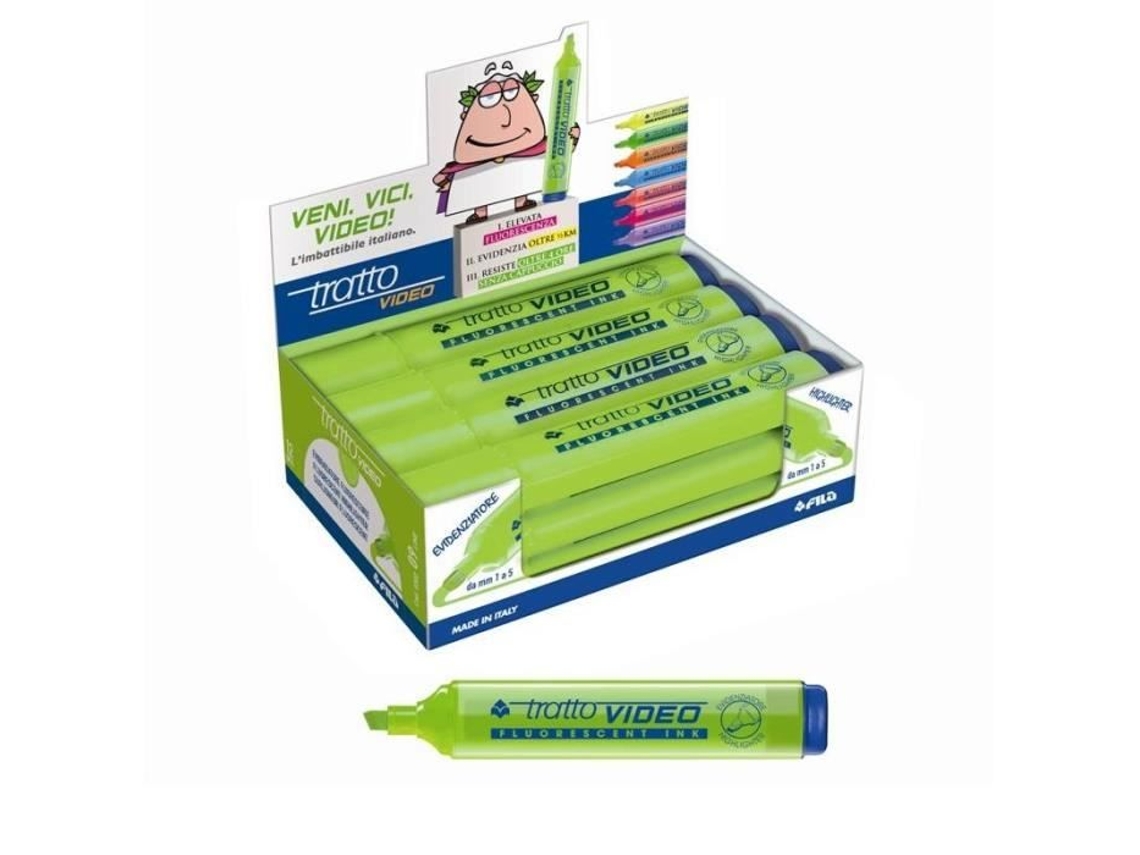 FILA 830209 Limas Resaltadores Video Stretch Pack 12 Piezas