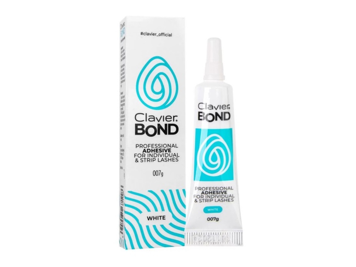Adhesivo Profesional Clavier Bond Para Pestañas, Blanco, 0.07g