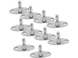 10 Piezas Captura Ventana Acero Inoxidable Ojo Almohadilla