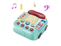Ats-juguete Teléfono Musical Para Bebés 5 En 1 Coche De Arrastre Juguete Teléfono Con Música Para Navidad Año Nuevo