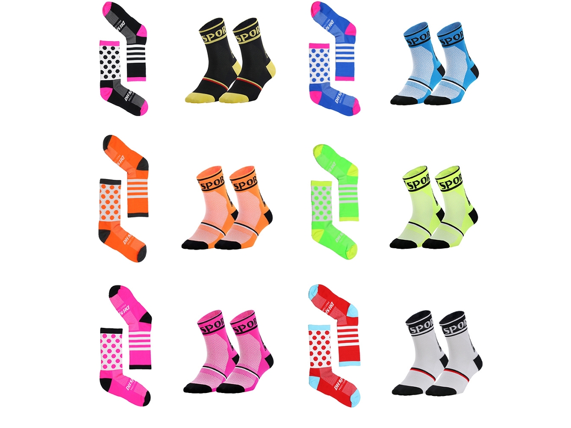 Calcetines Deportivos Cortos Unisex Antideslizantes De Compresión Y Transpirables Para Ciclismo, Correr, Senderismo Y Otoño.