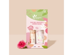 Gel de ducha rosa dúo + Crema de manos rosa