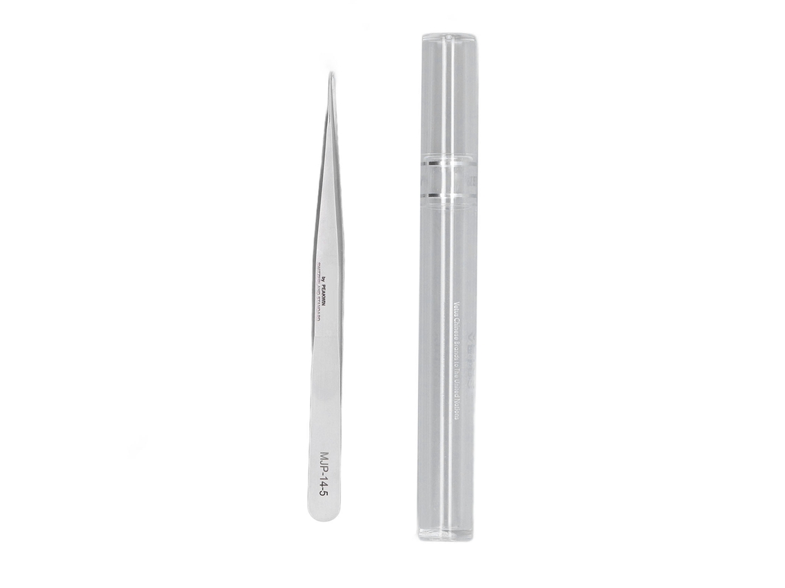 Pinzas De Acero Inoxidable Con Punta Recta Para Depilación De Pestañas, Cabello, Belleza Y Uñas.